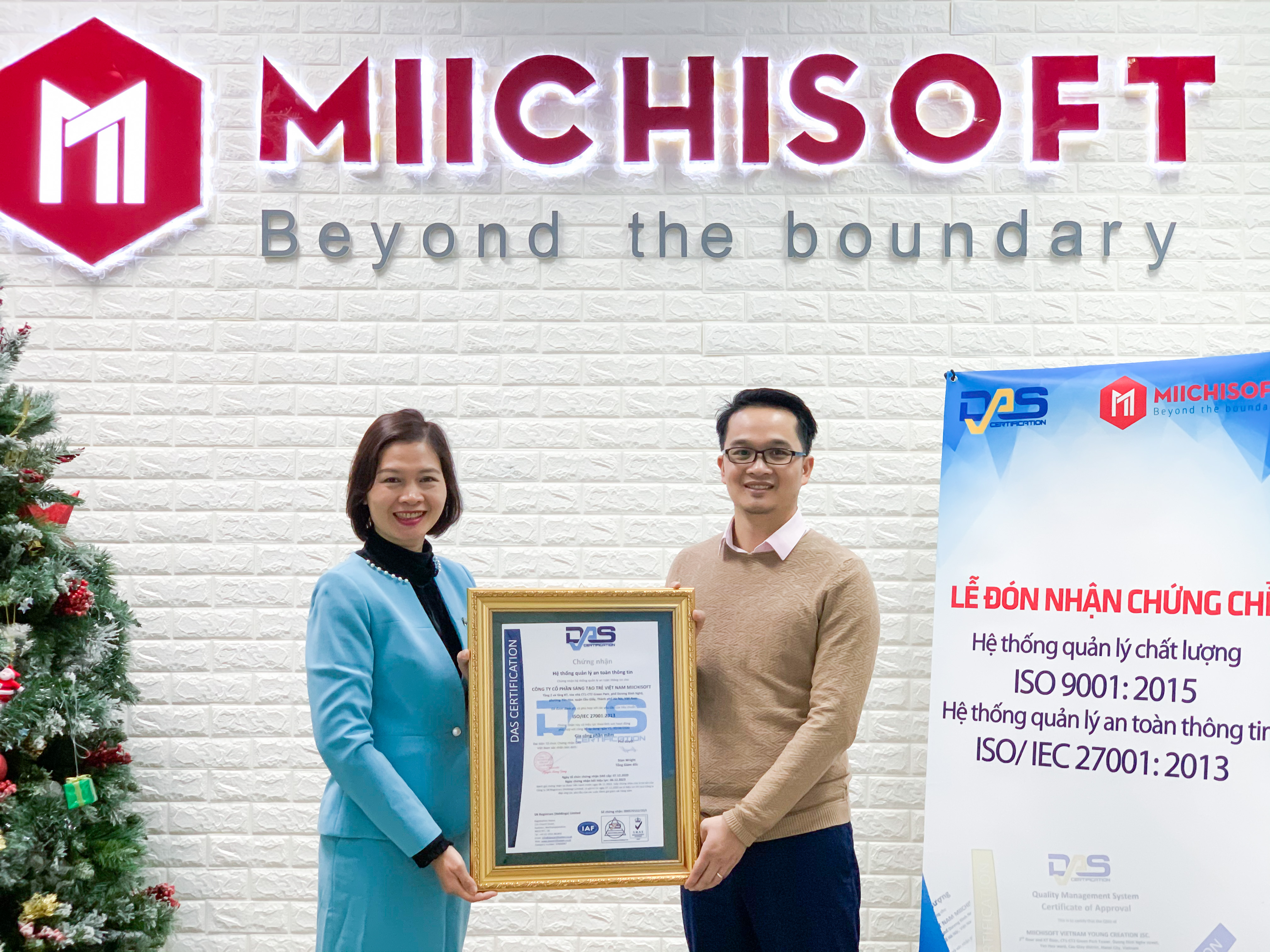 2021年に Miichisoft がトップアウトソーシング企業としてSao Khue賞を受賞した！