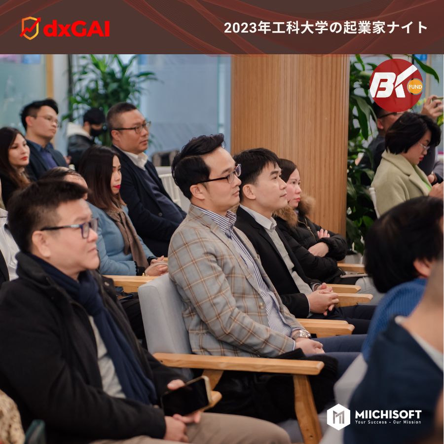 CEO Vu Hong Cong がハノイ工科大学の起業家や学生たちと共有に参加しました