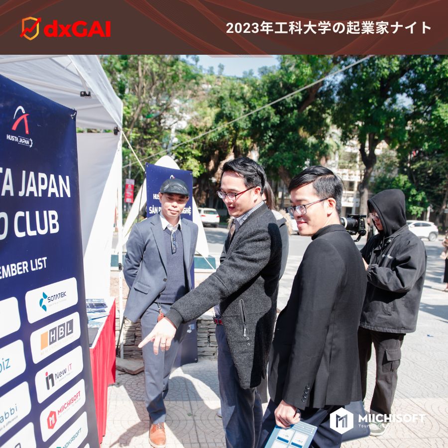CEO Vu Hong Cong がハノイ工科大学の起業家や学生たちと共有に参加しました
