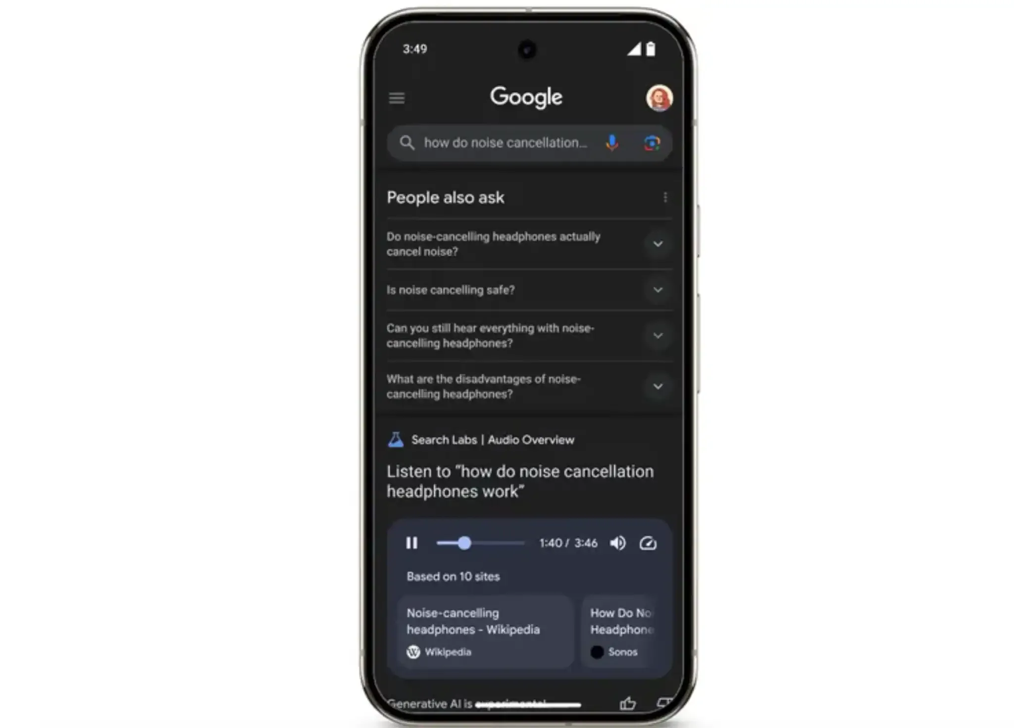 AIニュース速報|Google、検索結果を音声で要約する「Audio Overview」を試験導入