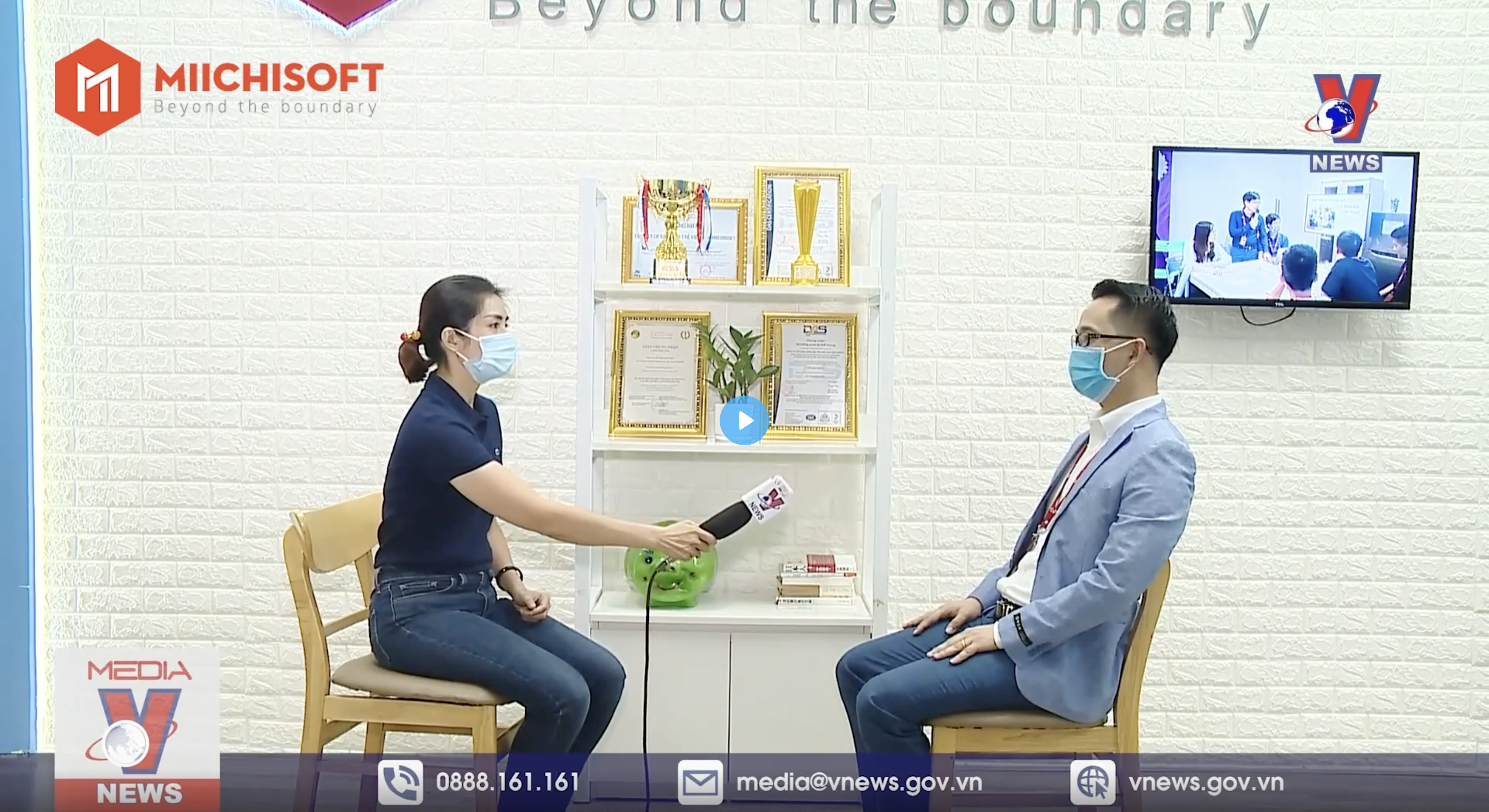 ニュース 5 Miichisoft のCEOがVOV Newsに出て「パンデミック中にスタートアップする」について話します。