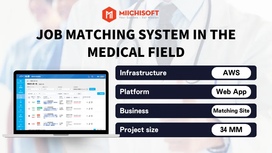 Job matching system in the medical field