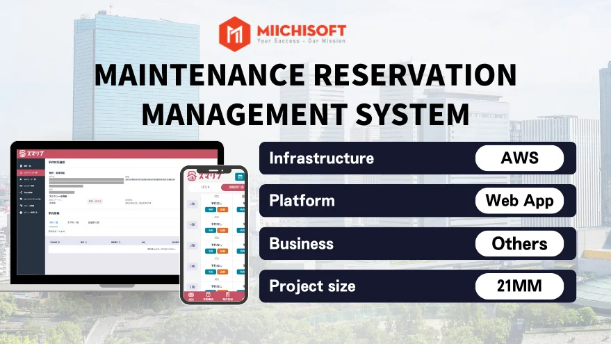 Maintenance reservation management system