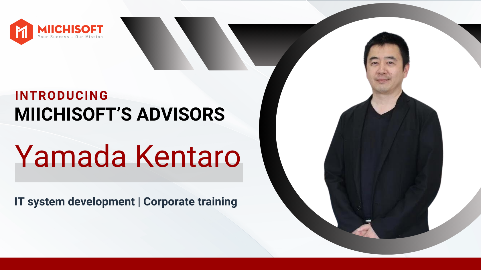 Introducing Miichisoft’s Advisor | Digital transformation expert Kentaro Yamada appointed as Technological Advisor at Miichisoft