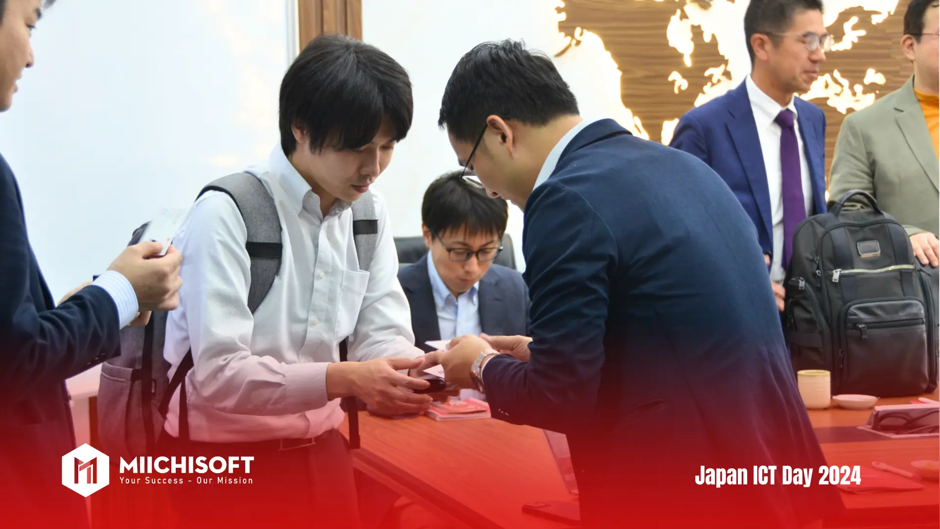 Card visit trading Japan ICT Day 2024 JP