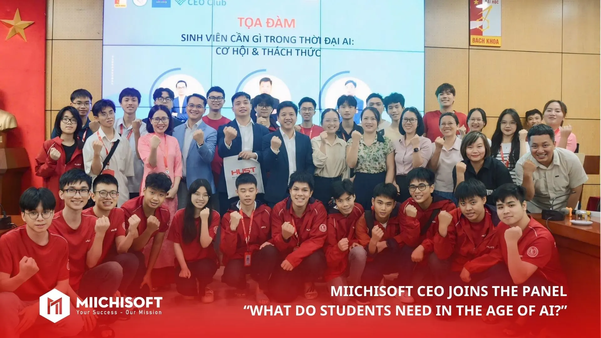 Miichisoft CEO Joins Panel Discussion on “What Students Need in the Age of AI” at Hanoi University of Science and Technology
