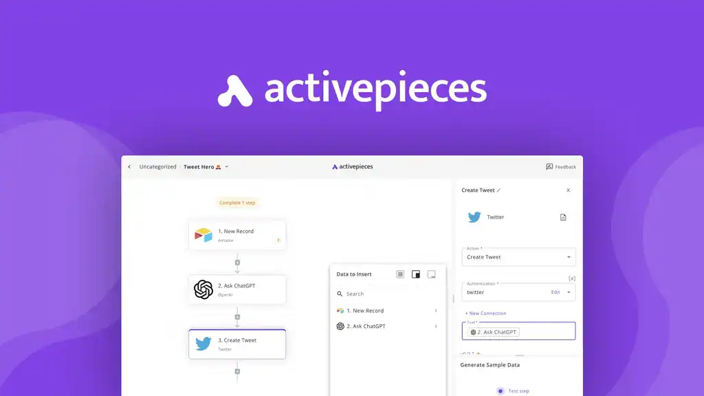 activepieces Nền tảng low-code tích hợp AI