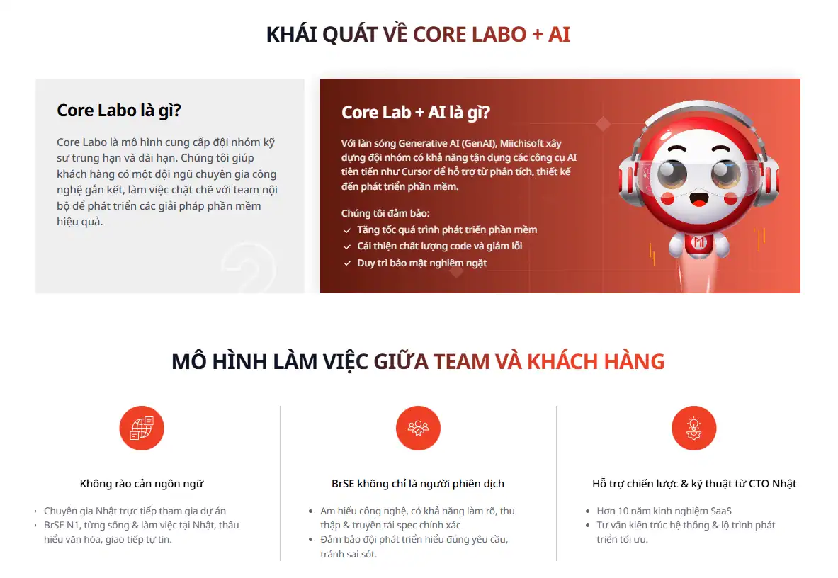 Core Labo AI của Miichisoft