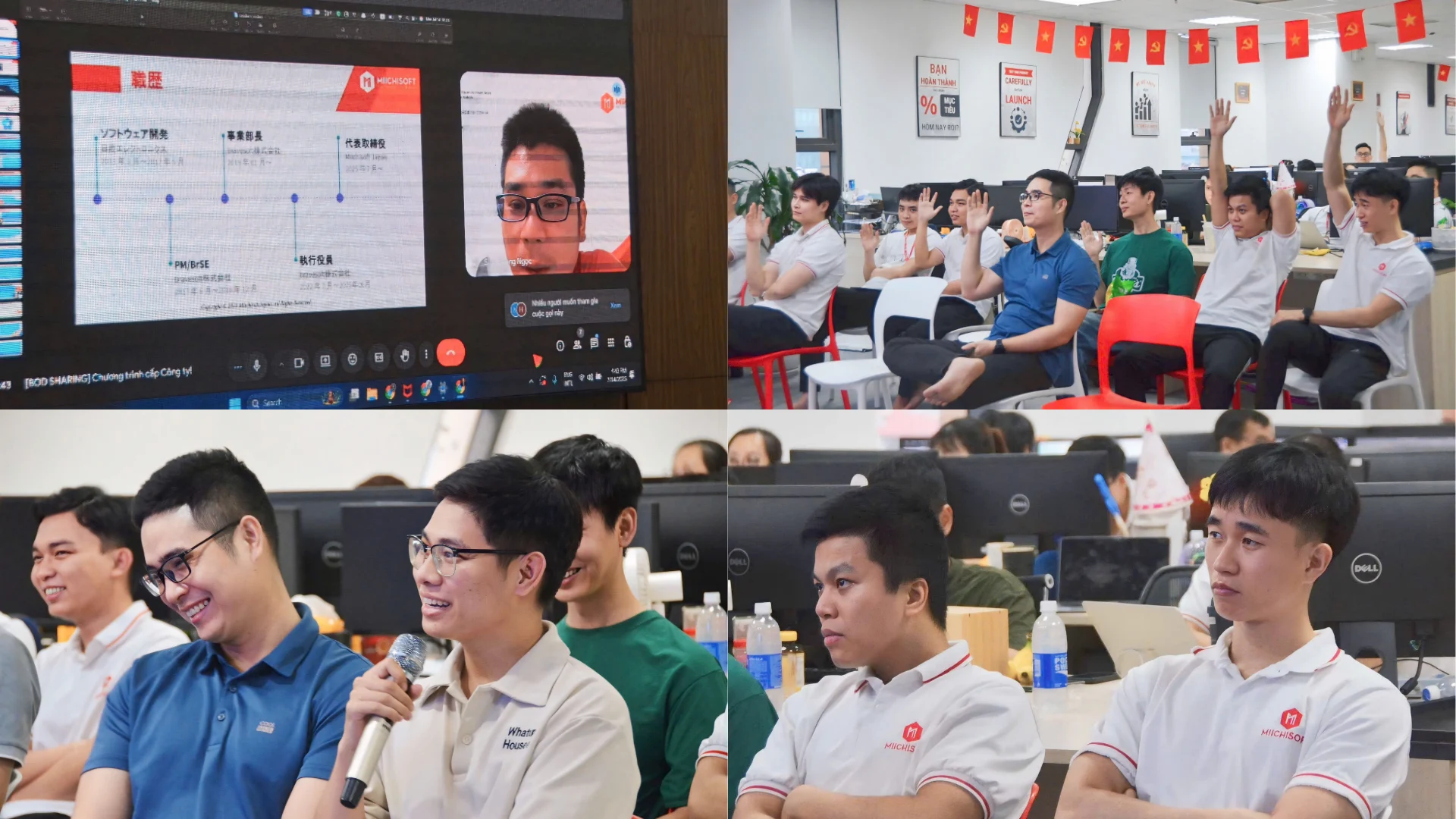 BOD Sharing tại Miichisoft: BrSE và PM về Leadership