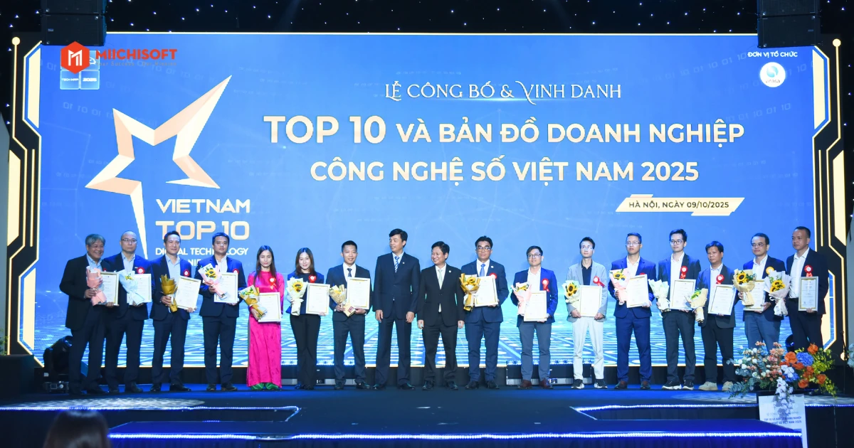Miichisoft vinh danh top 10 ptpm