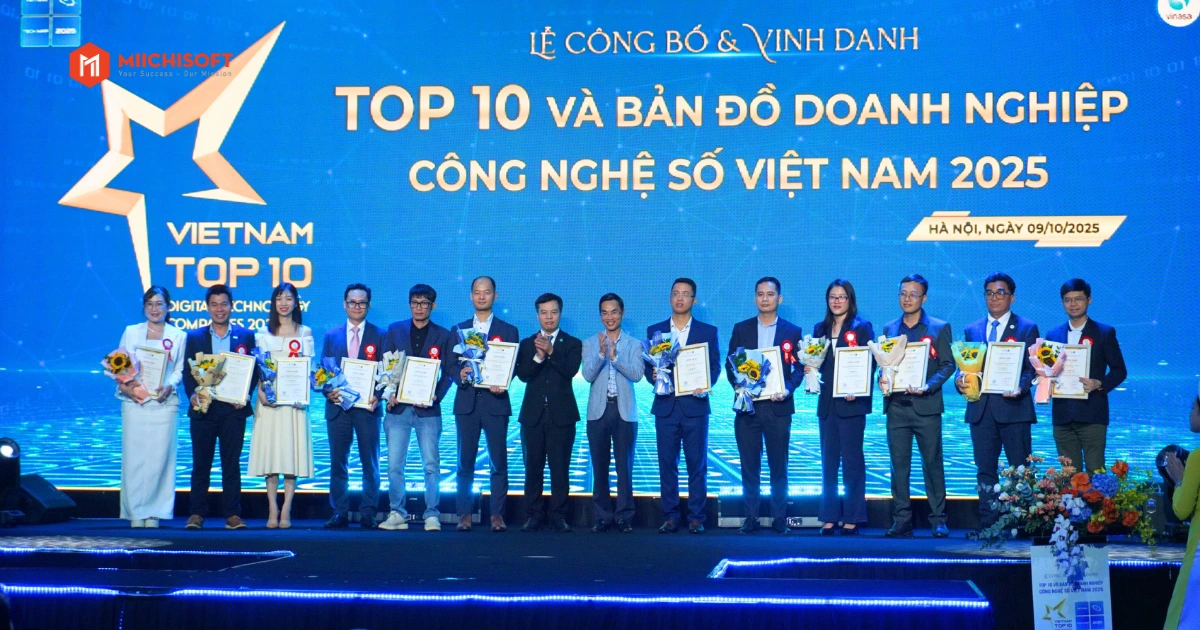 Miichisoft vinh danh top 10 AI