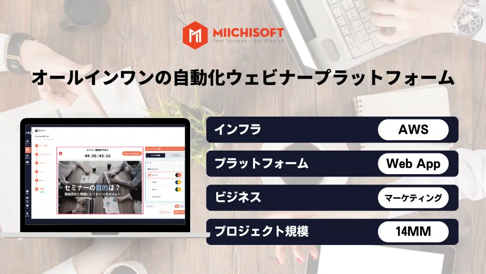 オールインワン自動ウェビナープラットフォーム