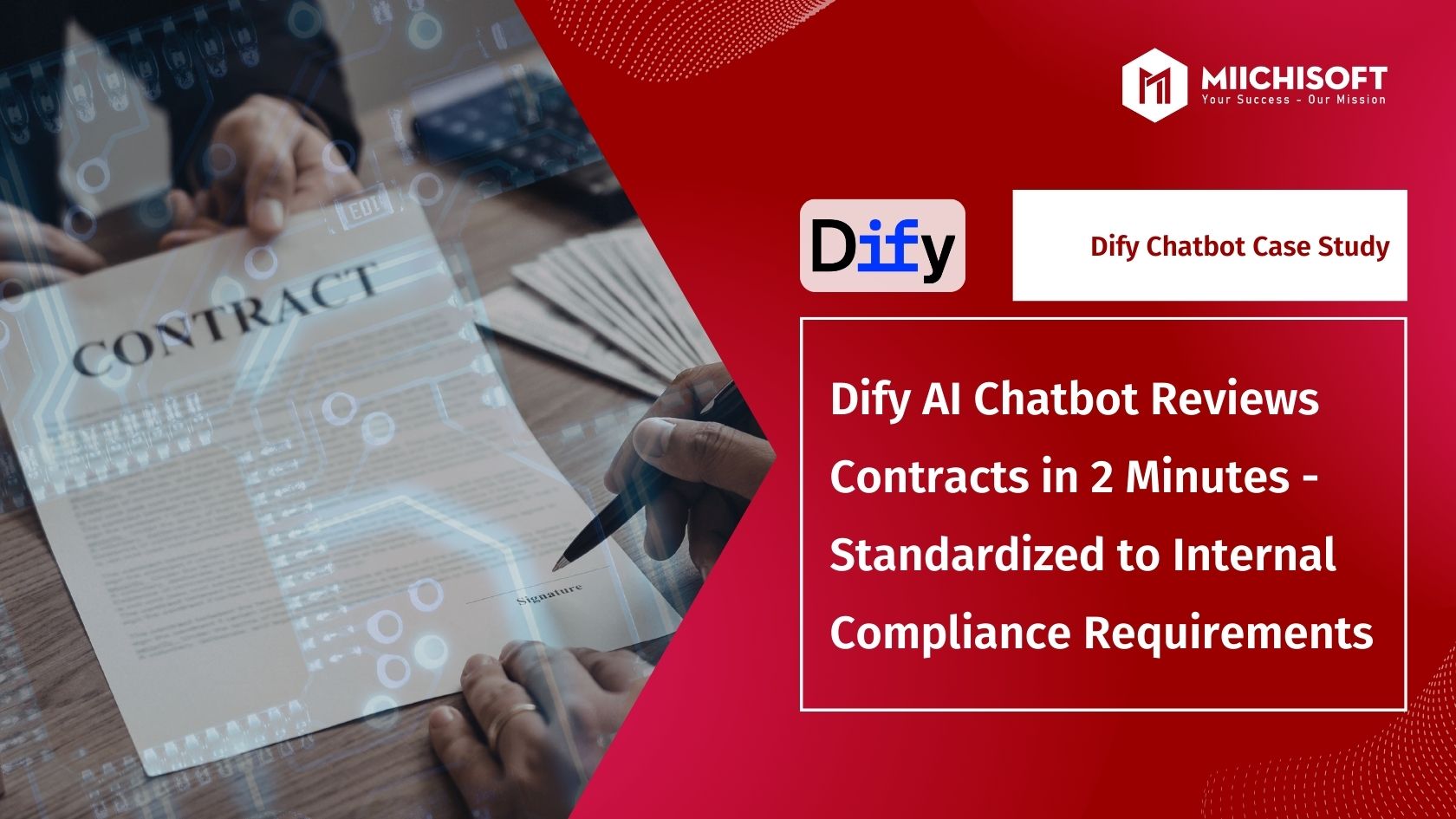 [Dify Case Study] Dify AI Contract Review Chatbot in 2 Minutes – Standardized to Internal Compliance Requirements