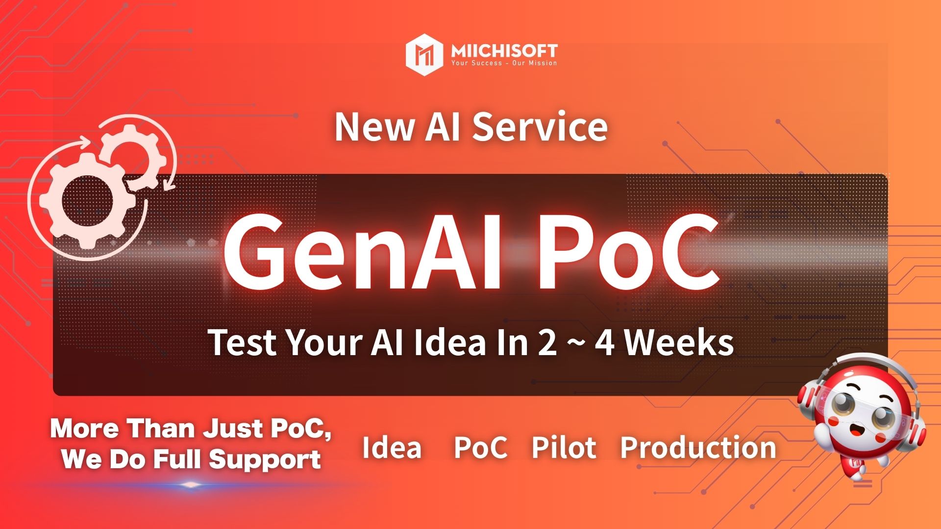 Miichisoft Launches GenAI PoC Development Service – Transform GenAI Ideas into Reality in Just 2-4 Weeks