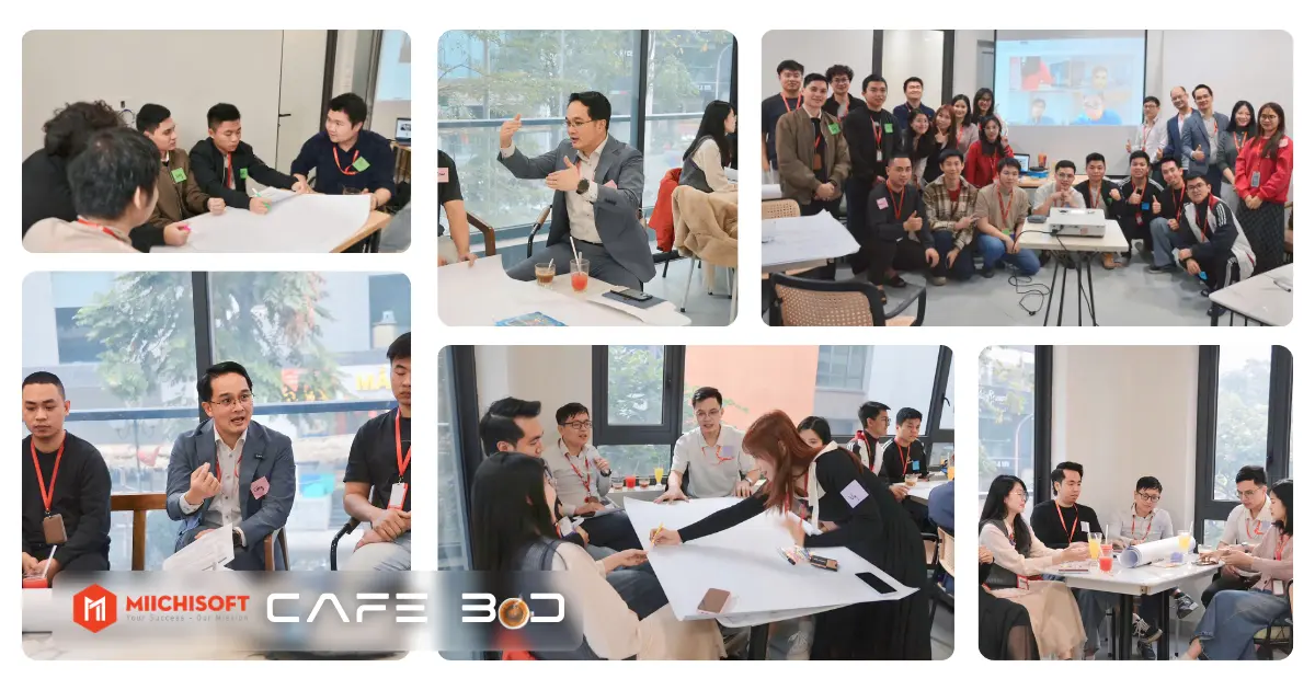 Miichisoftの代表取締役と社員が、2026年第1四半期のCAFE BODに参加しました。